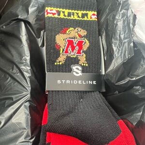 COPY - Strideline 2 Pairs New Maryland Terrapins Crew Socks, Terrapin & M on so…